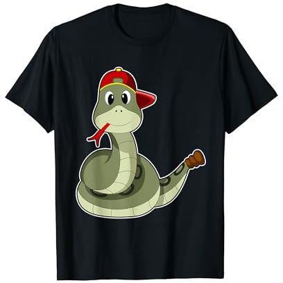 Schlange Schüler Cap School T-Shirt