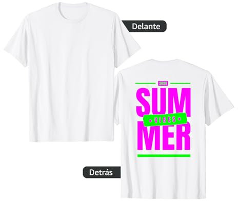 Verano 2024: Vibrantes vibraciones Contemporáneo Camiseta
