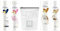 Dove 4-Pack Assorted Body Lotion 250ml. Fast-absorbing Moisturiser for Dry Skin. Body Moisturiser Lotion Bundled with SAESR Cosmetic Bag. Rich Body Skin Care Moisturiser for Softer Skin.