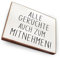 Magnet aus Buchenholz Kühlschrankmagnete mit Sprüchen (Alle Gerüchte auch zum Mitnehmen)