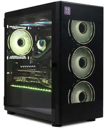 BEDROCK PYRITE Gaming PC – RTX 4080 SUPER – i7 13700KF – 32GB DDR5 – 240mm AIO – 1TB Gen4 m.2 SSD – Wi-Fi – Windows 11