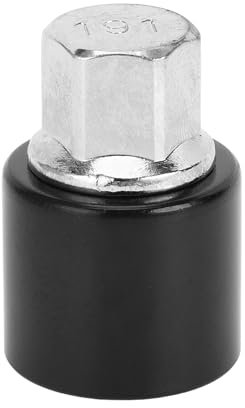 VekAuto Wheel Lock Lugnut Compatible for Vauxhall for Opel, Durable #191 Alloy Steel Black Anti-theft Screw Nut Removal Key Socket