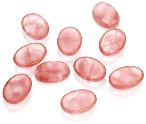 ULDIGI 10 Stk Schmuck Zeit Accessoires Rote Edelsteine Zeitsteinzubehör Zum Selbermachen Achat-edelstein-patch Achat-cabochons Zubehör Für Rote Cabochons Halbedelsteine Roter Schmuck