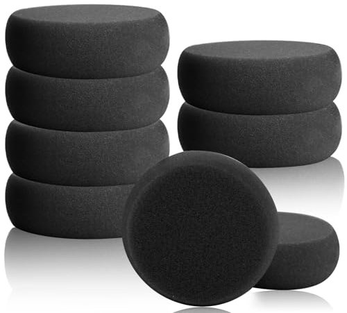 6 Pcs Pottery Sponges, Round Painting Sponge 3inch Black Artist Sponges Craft Clay Sponge Watercolor Sponges for Face Painting Pottery Ceramics Art Crafts