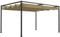 Outsunny Pergola 4x3m Garten Pavillon, Terrassendachung aus Stahl, Gartenpavillon mit verstellbares Dach, Freistehend, Sonnenschutz für Terrasse und Garten, Khaki