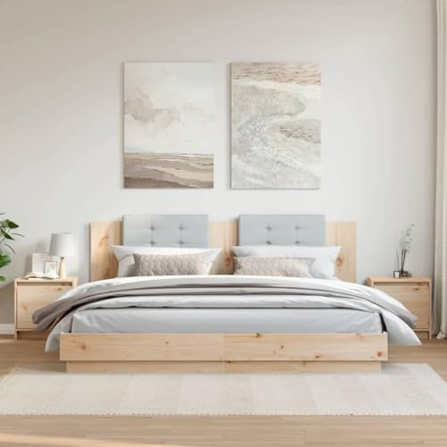 Myheimly Nachttische Nachttisch Nachtschrank Nachtkonsole Telefontisch 2 STK. 40x30,5x40 cm Massivholz Kiefer 3008134de