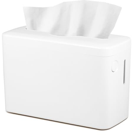 Papierhandtuchspender, berührungsloser Papierhalter mit hoher Kapazität, 32×14×21,8 cm, weiß, kommerzieller Multifold-Papierspender für Toilette, Küche, Restaurant