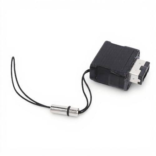 Topiky Ladeadapter für GBA SP Spielekonsole, Gameboy Advance SP Ladegerät, 3,5 mm Kopfhörer Kopfhöreranschluss Adapterkabel für Gameboy Advance SP GBA SP mit Aufhängeseil (BLACK)