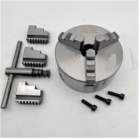 Spannfutter 130 mm Metalldrehmaschine 3-Backen-Scrollfutter K11-130 Metalldrehfutter Drehbankzubehör