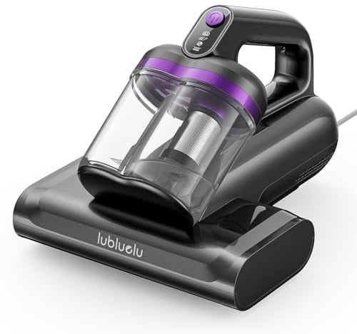 Lubluelu Milbensauger 3-in-1 für Matratzen 20KPa mit UV-C-Licht | Matratzensauger mit Tiefenreinigung entfernt bis zu 99,99 % der Allergene sowie Milben, Staub und Tierhaare aus Textilien