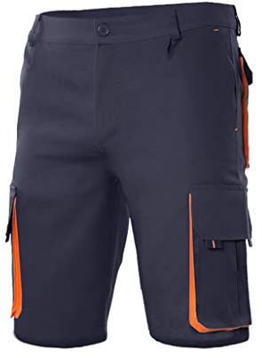 VELILLA 103012S Multi-Pocket Stretch Bicolour Trousers Black Size L