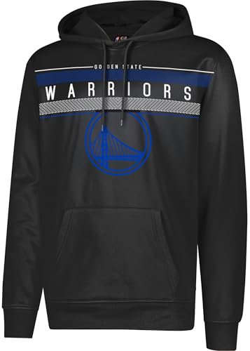 Unk NBA GHM1461F-AM NBA Midtown - Felpa con Cappuccio, in Pile, Taglia M, Colore: Nero