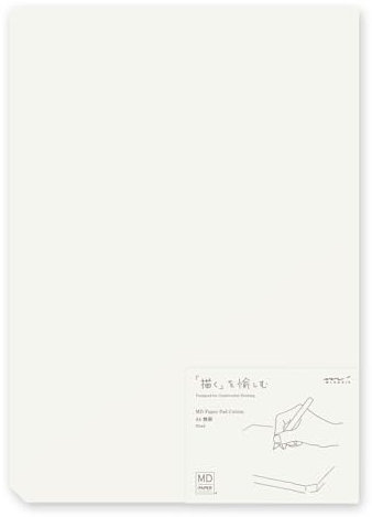 DESIGNPHIL Midori 15238006 Memo MD Paper Pad, cotone A4, sfoderato