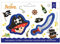 Decora 0255207 Set 2 Tagliapasta Pirata E Sciabola In Plastica, Il Kit Ideale per Creare Decorazioni in Pasta di Zucchero o di Gomma, Made in Italy, Design originale. Confezione da 2 pezzi.