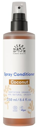 Urtekram Conditioner für Haar ohne Ausspülen, Bio – Kokosnuss – normales Haar – spendet Feuchtigkeit – entwirrt das Haar & beugt Trockenheit vor – vegan – organisch – natürlicher Ursprung – 250 ml