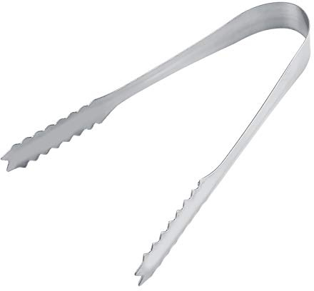 Eiszuckerzange, 13,5 CM Edelstahl Eiszange Zucker Mini Servierzange für Party Küche Bar Hochzeit, 5 Stück