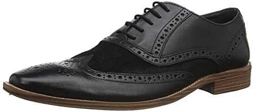Silver Street London Herren Lennox Derbys, Schwarz, 43 EU