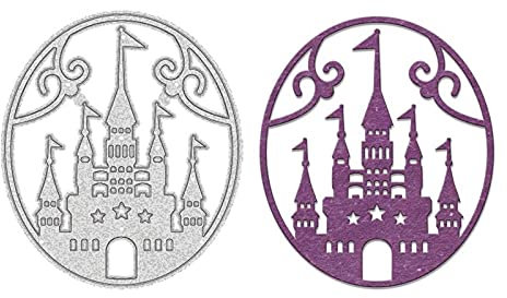 GLOBLELAND Märchen Stanzschablonen Metall Schneiden Schablonen für DIY Scrapbooking Album, Schneiden Schablonen Papier Karten Sammelalbum Dekor