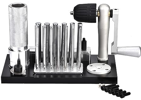 Shipenophy Ringherstellungswerkzeug, massiv mit 20 Spindeln Professionelles Ringwerkzeug Springring Maker für Schmuckhersteller
