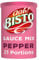 Bisto Deliciously Creamy Pepper Sauce Mix, 185 g Drum (Pack of 1)