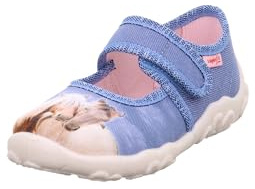 Superfit Mädchen Bonny 1-000281 Hausschuhe, Blau Mehrfarbig 8400, 35 EU