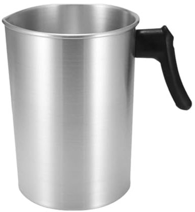 Pot de Fusion de Cire de Bougie 3L, Pichet de Fabrication de Bougies en Acier Inoxydable avec La Poignée Melting Pot Bougie pour Lartisanat de Bougie