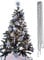 UKDeals Direct® Silberne Kollektion Weihnachtskugeln mit Tropfen, Baumschmuck, Glitzer, matt, 3 m