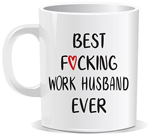Perfect Mugs Best Fucking Work Husband Ever Mug | Sarcastic Gift | Gift for Husband | Christmas | Novelty | Funny Present | Birthday Gifts | Best Boy | Tea | Coffee