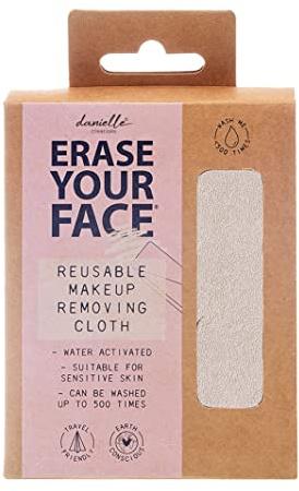 Danielle Creations Erase Your Face Eco Friendly Reusable Make Up Remover Cloth in Nude