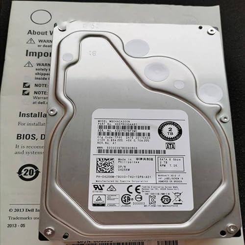 MIDTY 95 % HDD für 2 TB 3,5 Zoll SATA 64 MB 7200 U/min für interne HDD für Enterprise Class HDD für 04256W 4256W MG04ACA200N
