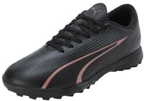 PUMA Ultra Play TT Jr Soccer Shoe, Black-Copper Rose, 38 EU