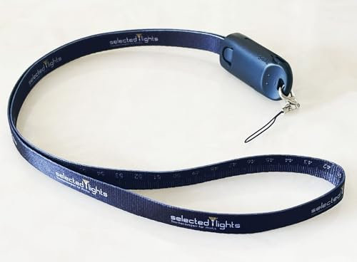 selected-lights 3 in 1 - Lanyard, Ladekabel und Maßband