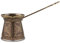 Alisveristime Authentische türkische Kaffeekanne, handgefertigt, Cezve/Ibrik, 8,9 cm breit, 8,9 cm hoch, 479 ml, verbessern Sie jetzt Ihr Kaffee-Erlebnis. (5 Tassen) (Antikgrün)