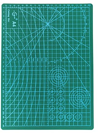 EXCEART 1stk Schneidebrett Für Passepartouts Drehmatte Nähen Selbstheilende Schneidematte Scrapbooking-matte Bastel-schlagkissen Schneidebrett Nähen Beidseitig Rückwand Haupt Werkzeug A4
