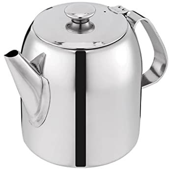 Teiera in acciaio inossidabile Caffettiera Bollitore con fori filtranti Cucina domestica Bar Caffetteria Accessori