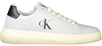 Calvin Klein Herren Cupsole Sneaker Chunky Authentic Schuhe, Grau (O Mushroom/C White/Navy), 43