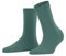 FALKE Women's Cosy Wool W So Viscose Cashmere Plain 1 Pair Socks, Green Fjord 7475, 2.5-5