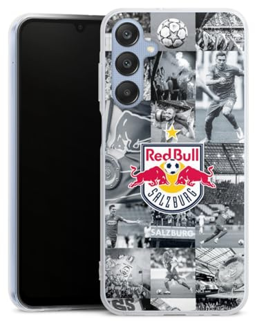DeinDesign Silikon Hülle kompatibel mit Samsung Galaxy A25 5G Case transparent Handyhülle FC Red Bull Salzburg Red Bull Salzburg