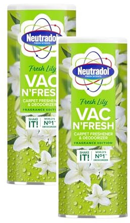 Neutradol Fresh Lily VAC Scents Carpet Freshener & Deodorizer 350g