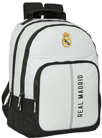 Safta Real Madrid First Kit 24/25 Double Backpack One Size