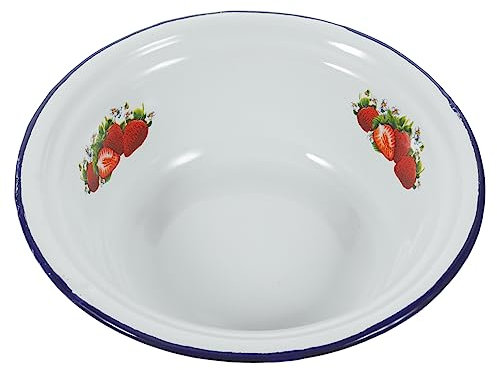 Garneck Emaille Waschschüssel Retro Design Küchenschüssel Mehrzweck Emaille Schüssel Für Küche Und Haushalt