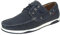 Calzados Romero Mocasín Náutico con Cordones para Hombre Colección Atlanta Calado y Transpirable 0144 Marino Talla 41