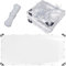 Wasserdicht Plane transparent, Reißfest Windschutz Plane, Kälteschutz und Wärmeerhaltung, aus PVC Faltbar mit Seil für Pavillons, Carports, Balkon, Gewächshaus und mehr - 2x3M