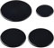 Daaxing Juego de 4 tapas universales para quemador de gas, para accesorios SABAF, 1 diámetro pequeño de 55 mm, 2 de diámetro mediano de 75 mm, 1 de diámetro grande de 100 mm (plano)