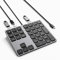 Tastierino Numerico USB, USB C Tastiera Numerica Ergonomico Portatile Numpad, 34 Tasti Office Calcolo per Macbook, Laptop, Notebook, Desktop, Computer, PC (Nero)