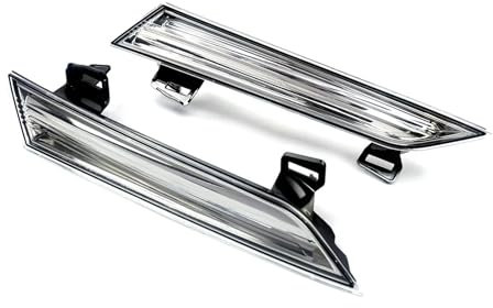 FWNERGUL 2 Stück kompatibel for Nissan Murano 2009–2014 Links + rechts vorne Scheinwerfer-Reflektor-Gitter-Zubehör