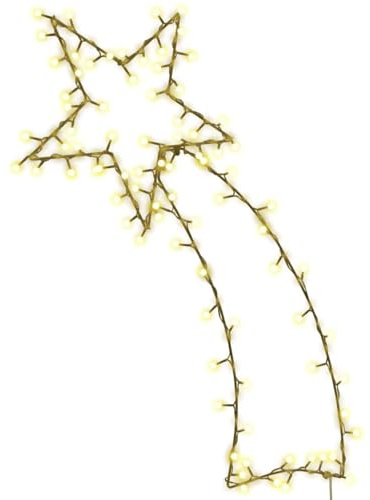 vidaXL Weihnachtsbeleuchtung Sternschnuppen-Silhouette 115 LEDs