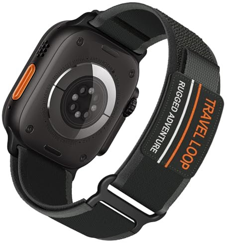 Correas Trail Loop para Correa Apple Watch Ultra/2 49mm 46mm 44mm 45mm 42mm 40mm 41mm 38mm iWatch Mujer/Hombre, Pulsera Nylon Deportivas para Correa Apple Watch 10 Series 9 8 7 6 5 4 3 SE 2nd
