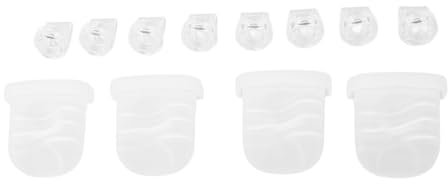 8 Duckbill Valves and 4 Silicone Membranes, Compatible with S32 Nursing Pump Replacement Accessories