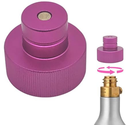 HPiano CO2 Quick-Adapter,Schnelladapter für CO2 Soda,Sodastream Adapter,Geteilter CO2 Quick-Adapter,Schnelladapter für CO2 Soda kompatibel mit Duo/Terra/Art,Trapezgewinde TR21-4